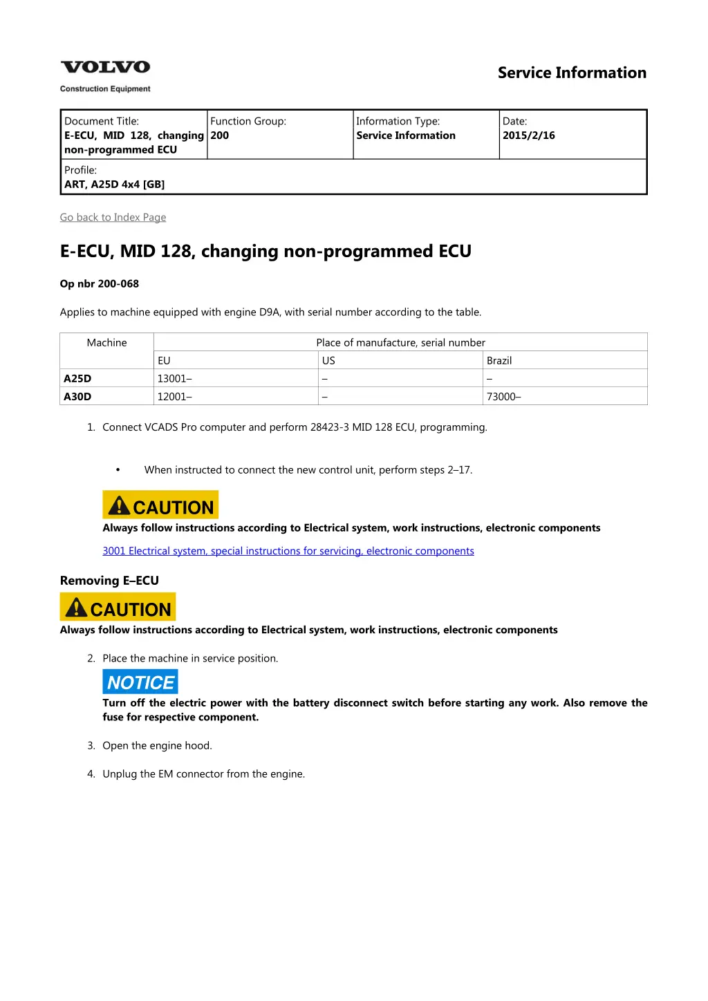 service information 7