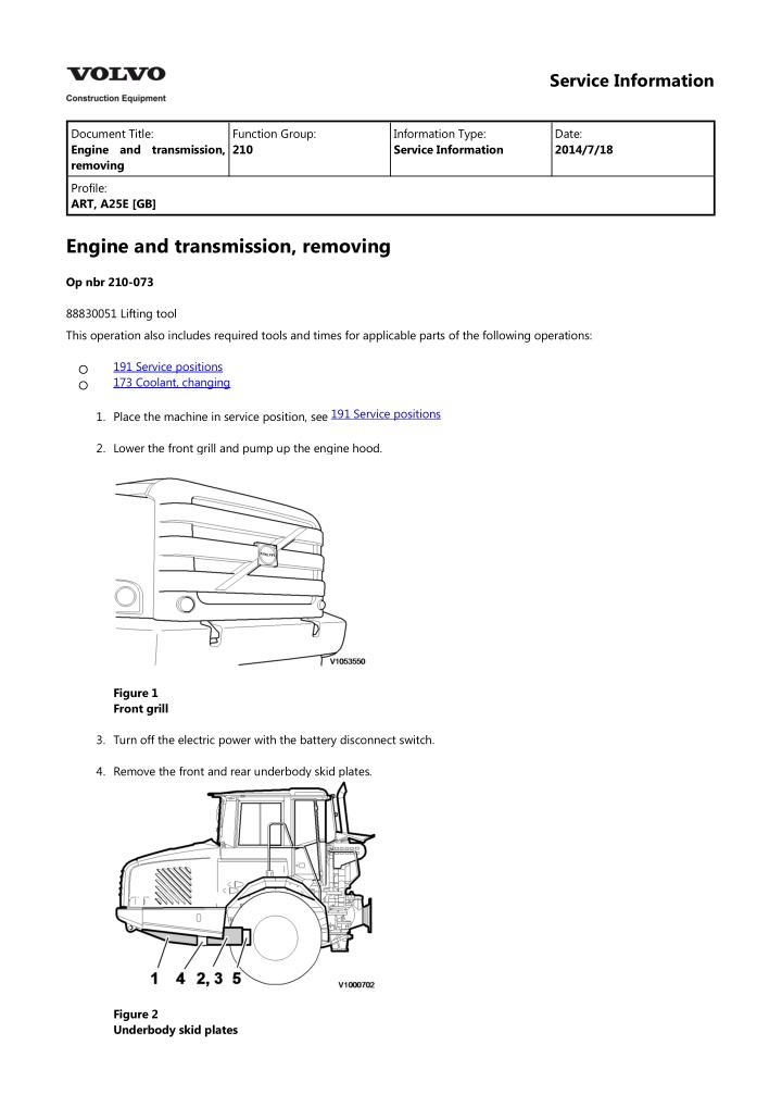 service information