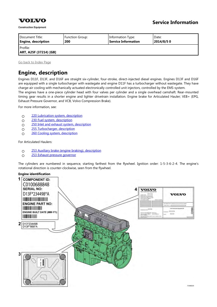 service information