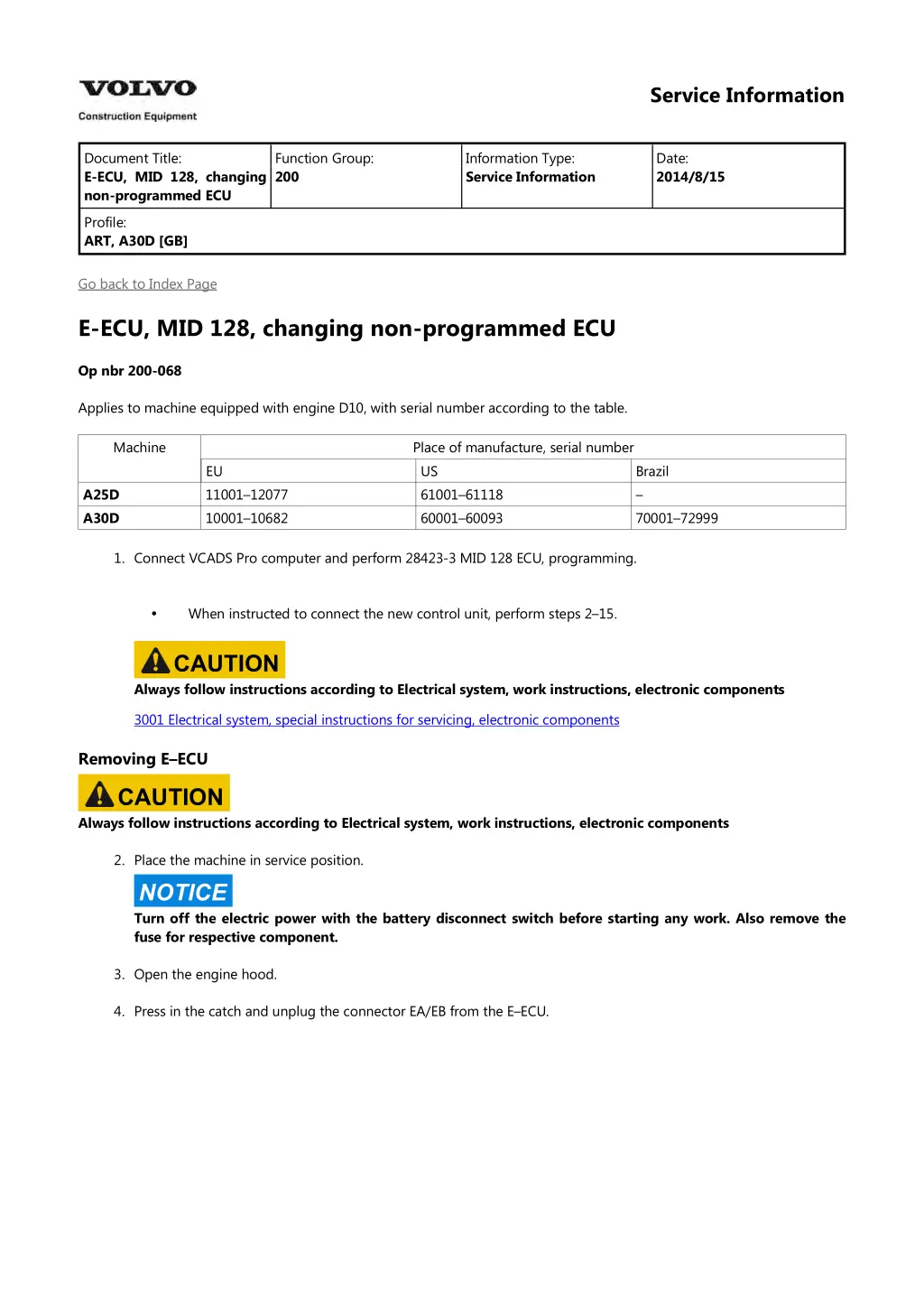 service information 3