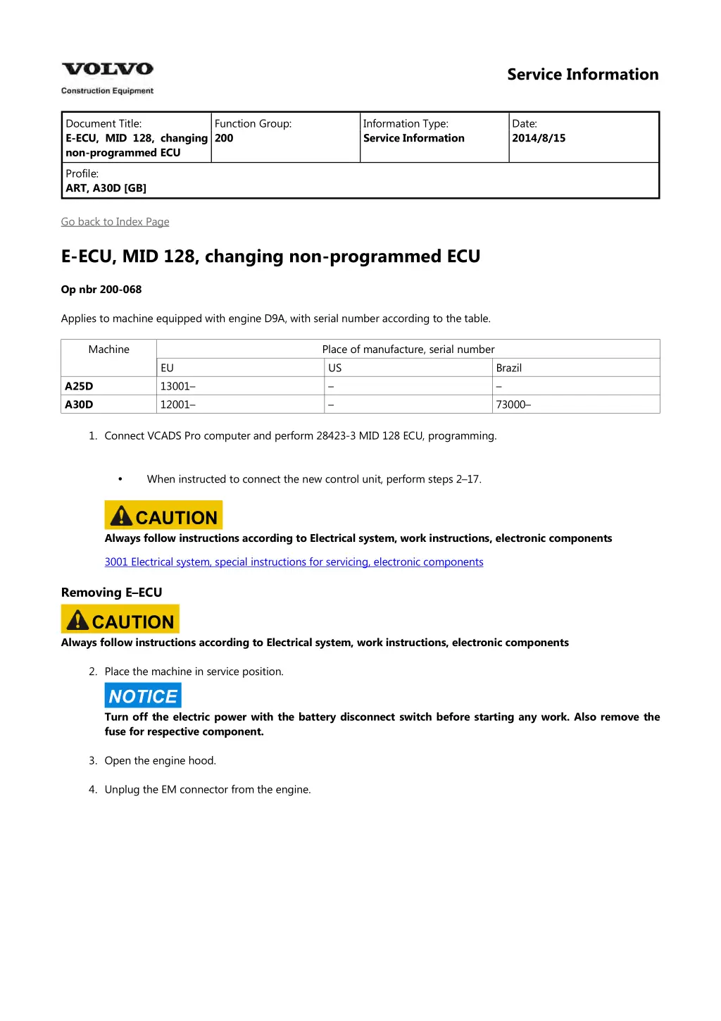 service information 4