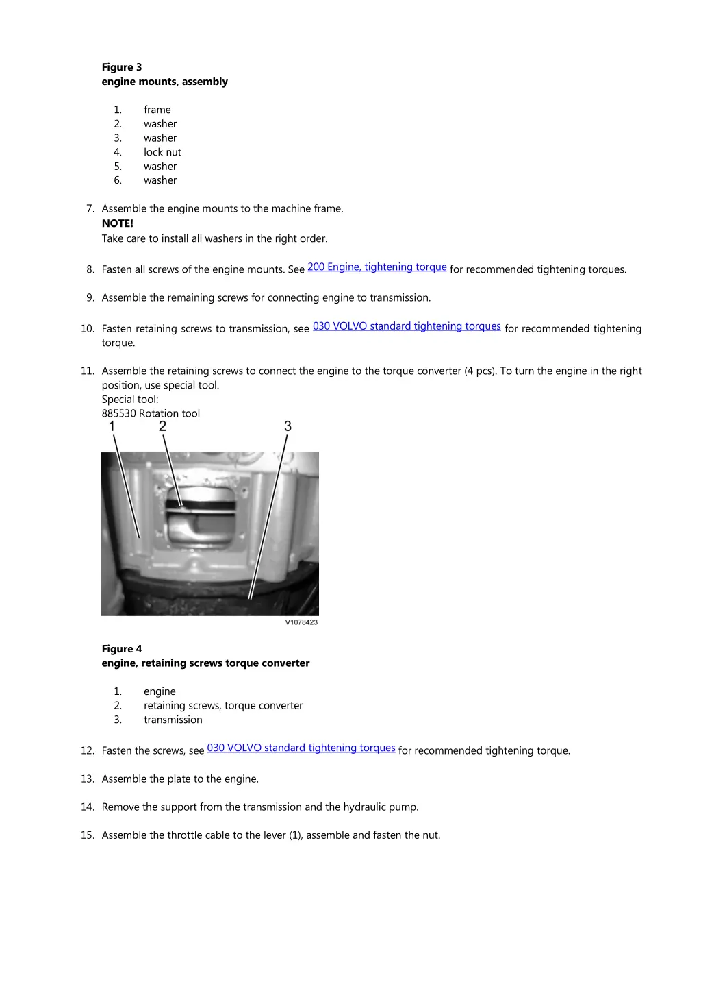 figure 3 engine mounts assembly