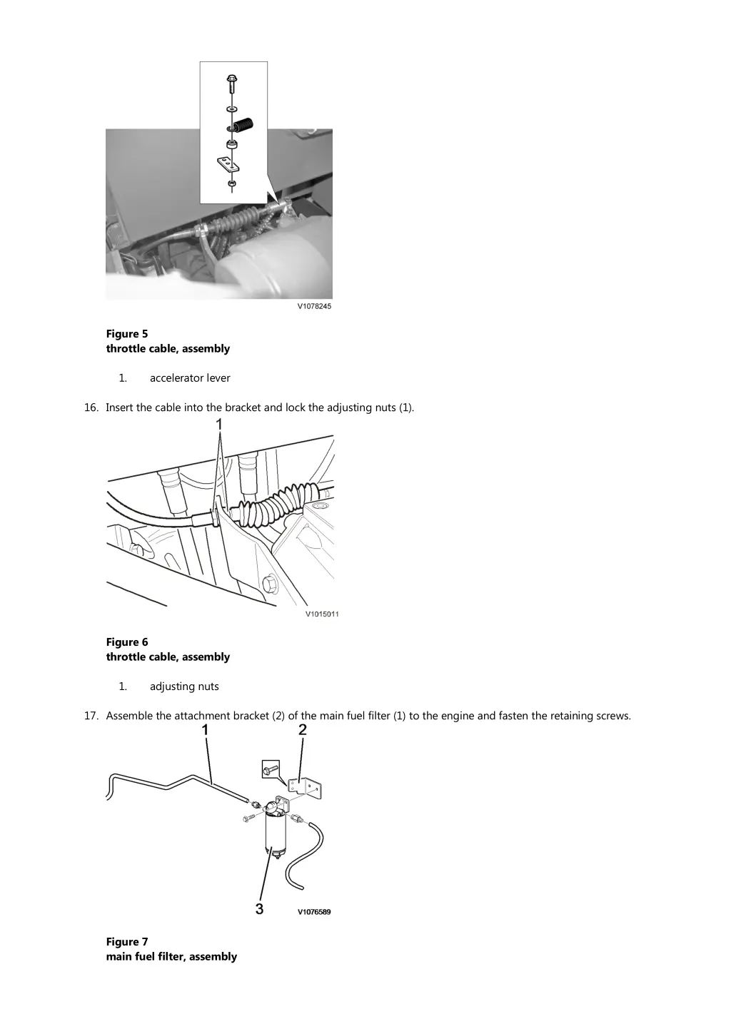 figure 5 throttle cable assembly