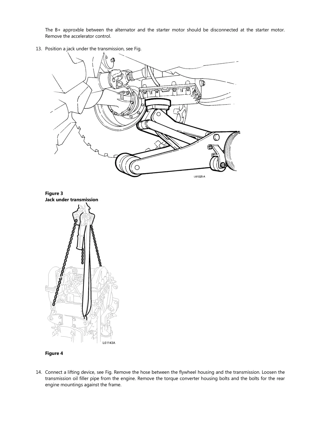 the b approxble between the alternator