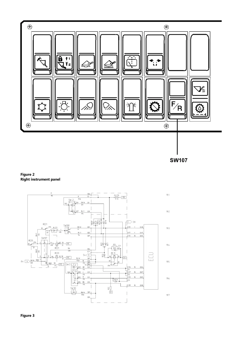 figure 2 right instrument panel