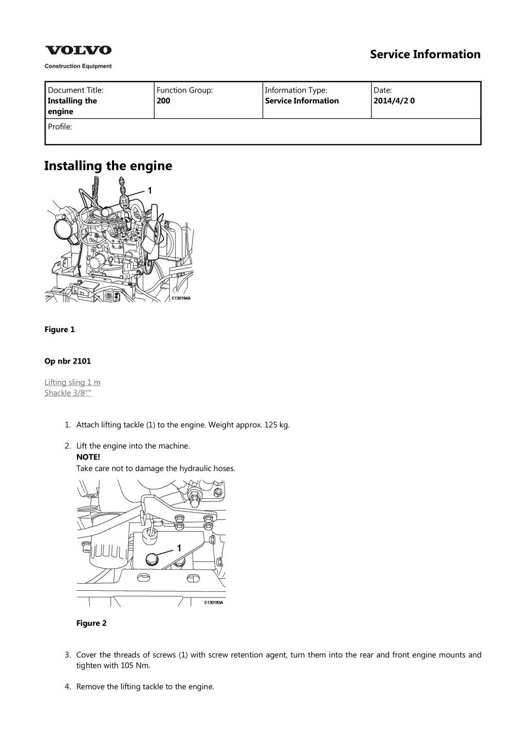 service information 1