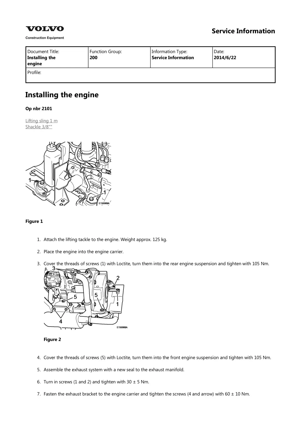 service information 2