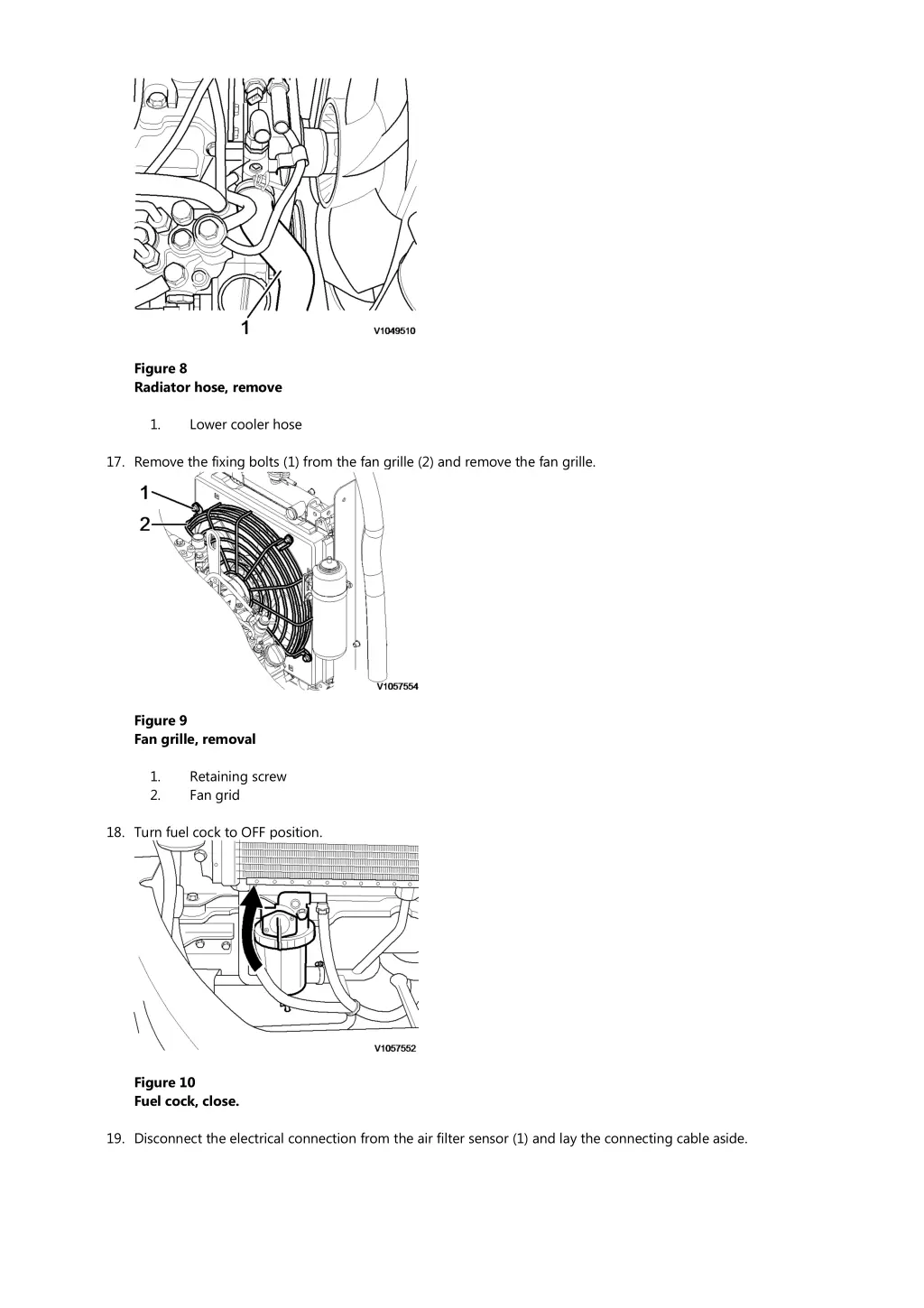 figure 8 radiator hose remove