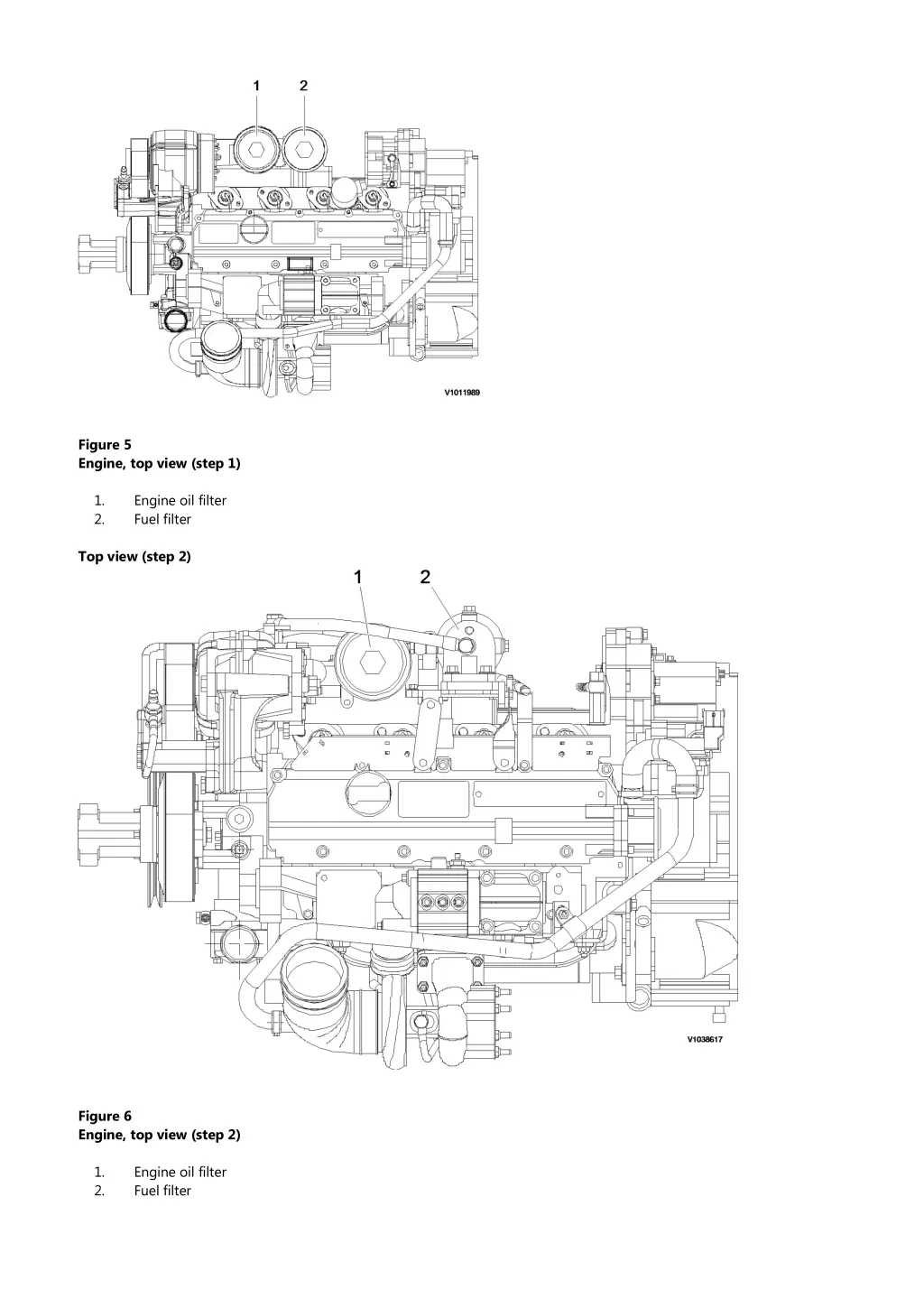 figure 5 engine top view step 1