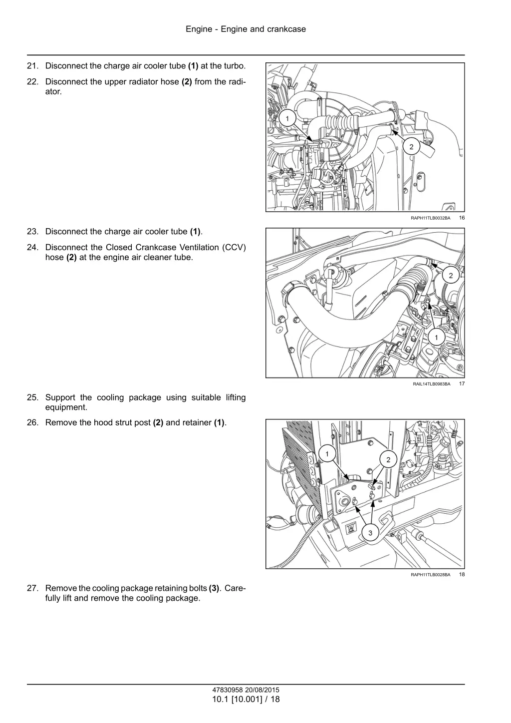 engine engine and crankcase 9