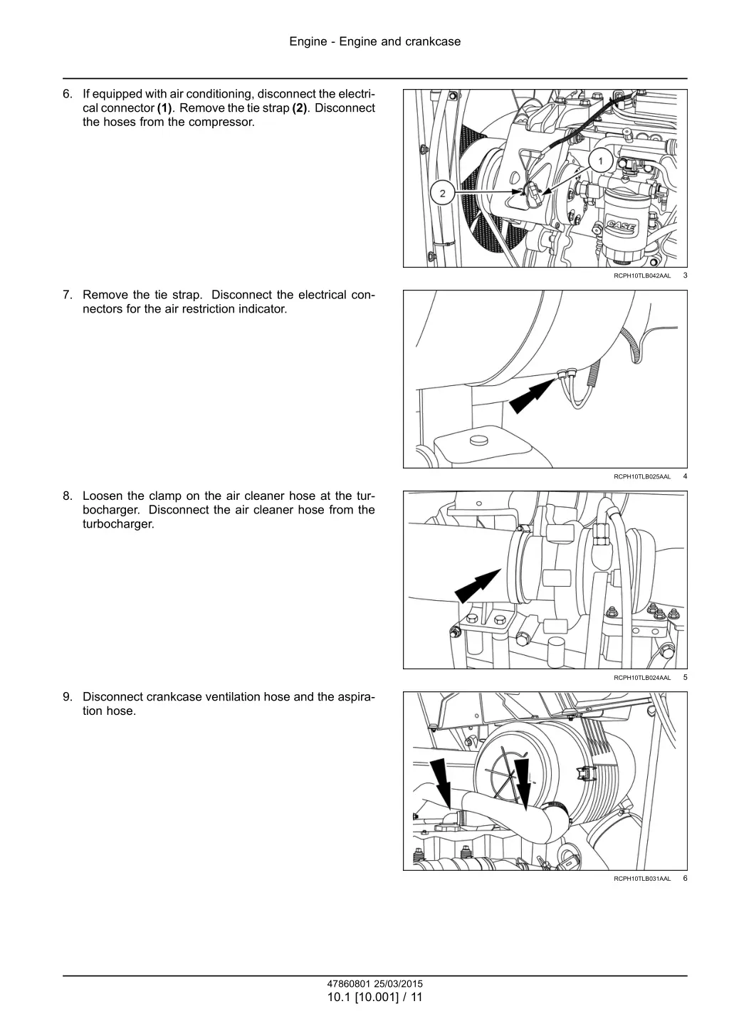 engine engine and crankcase 1