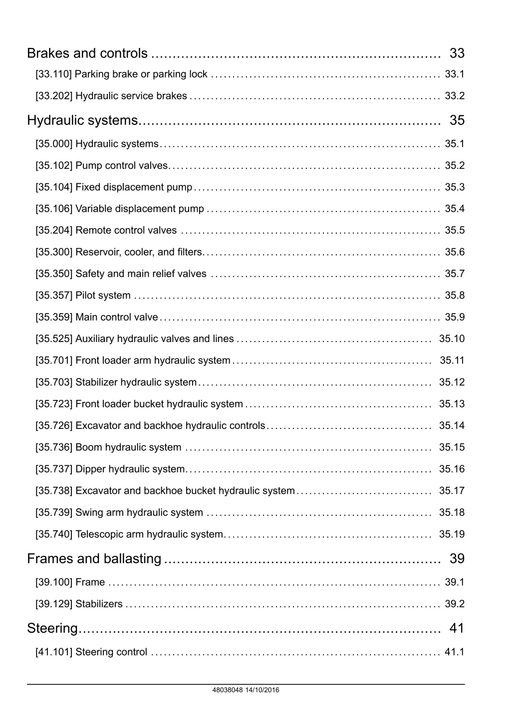 brakes and controls 33