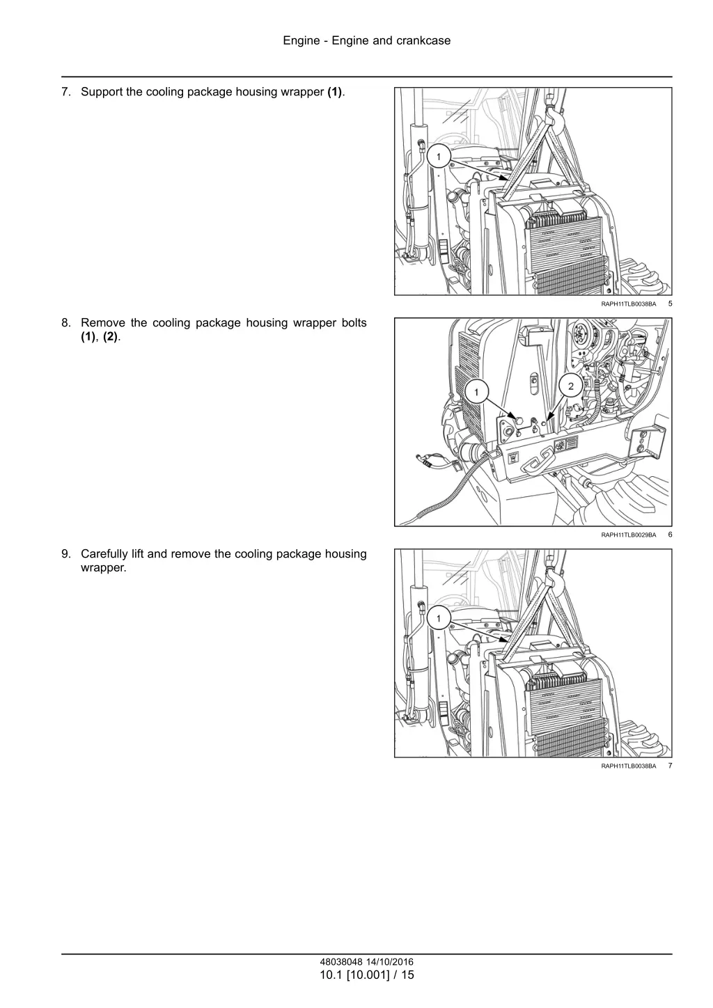 engine engine and crankcase 6