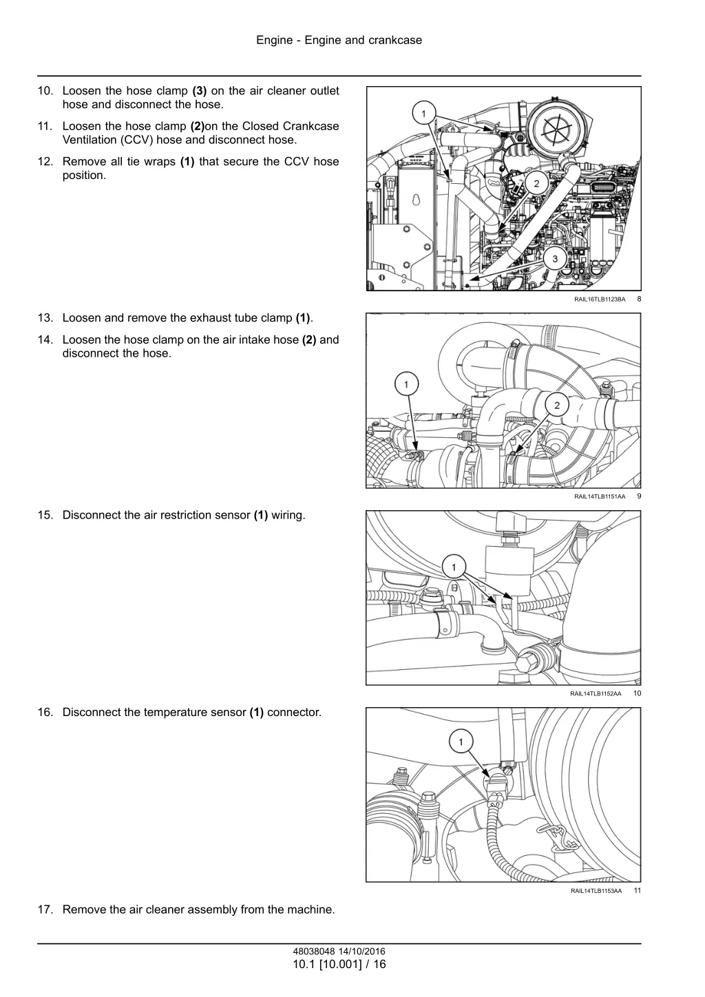 engine engine and crankcase 7