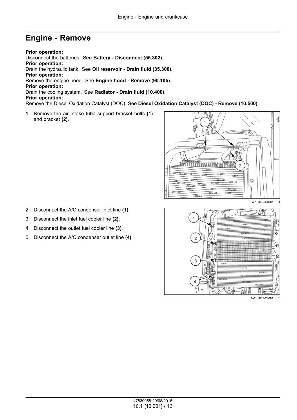 engine engine and crankcase 4