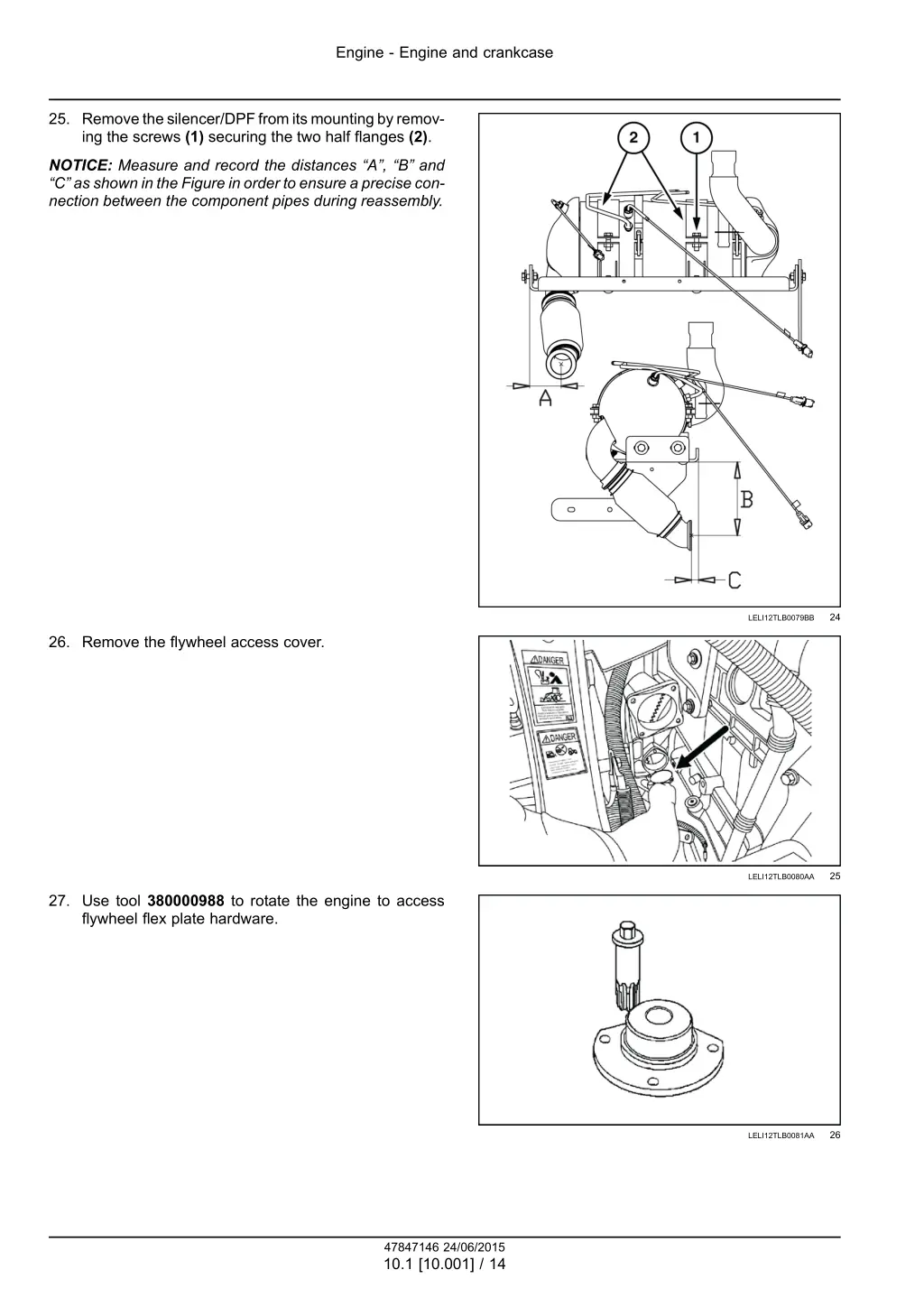 engine engine and crankcase 11