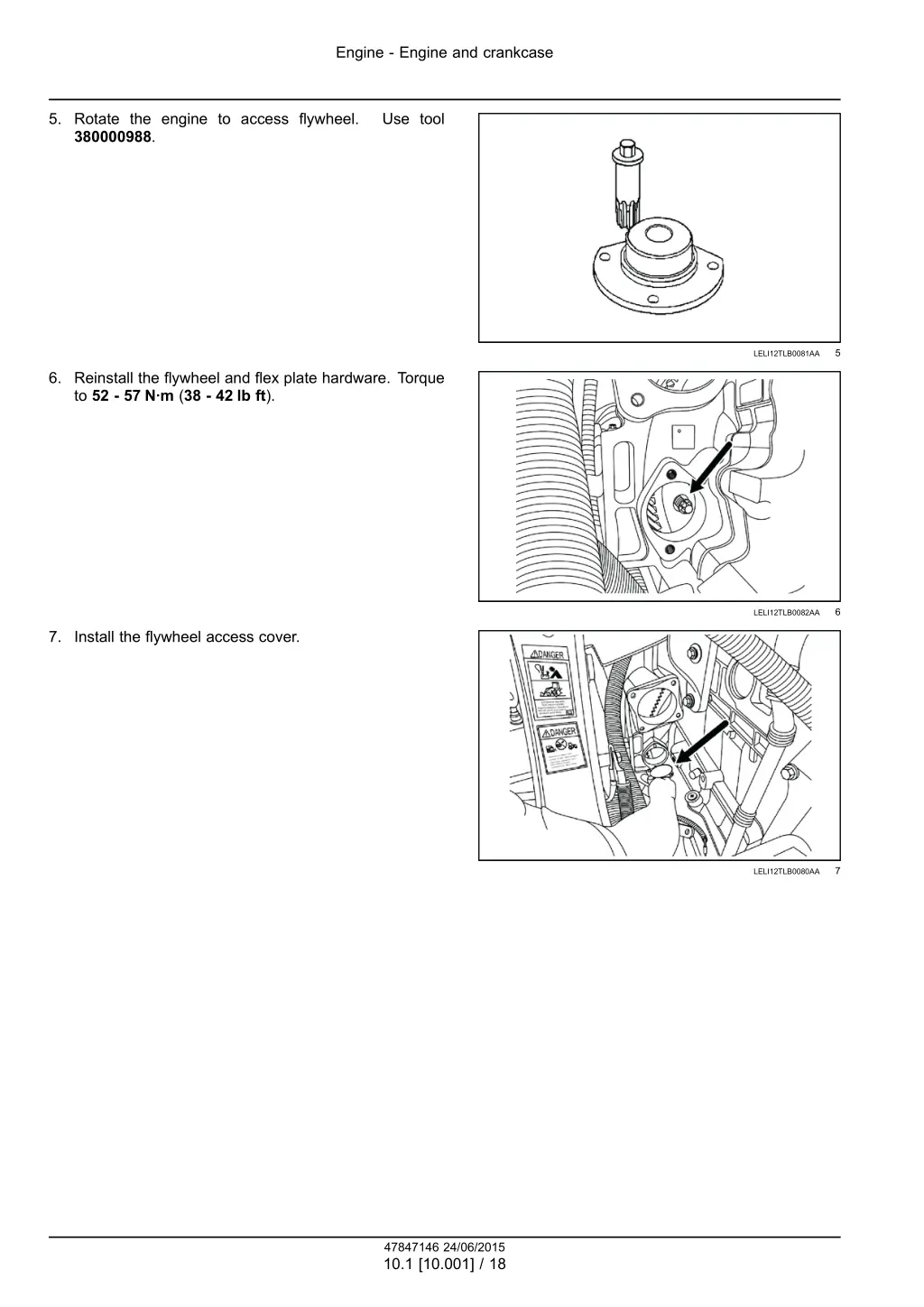 engine engine and crankcase 15