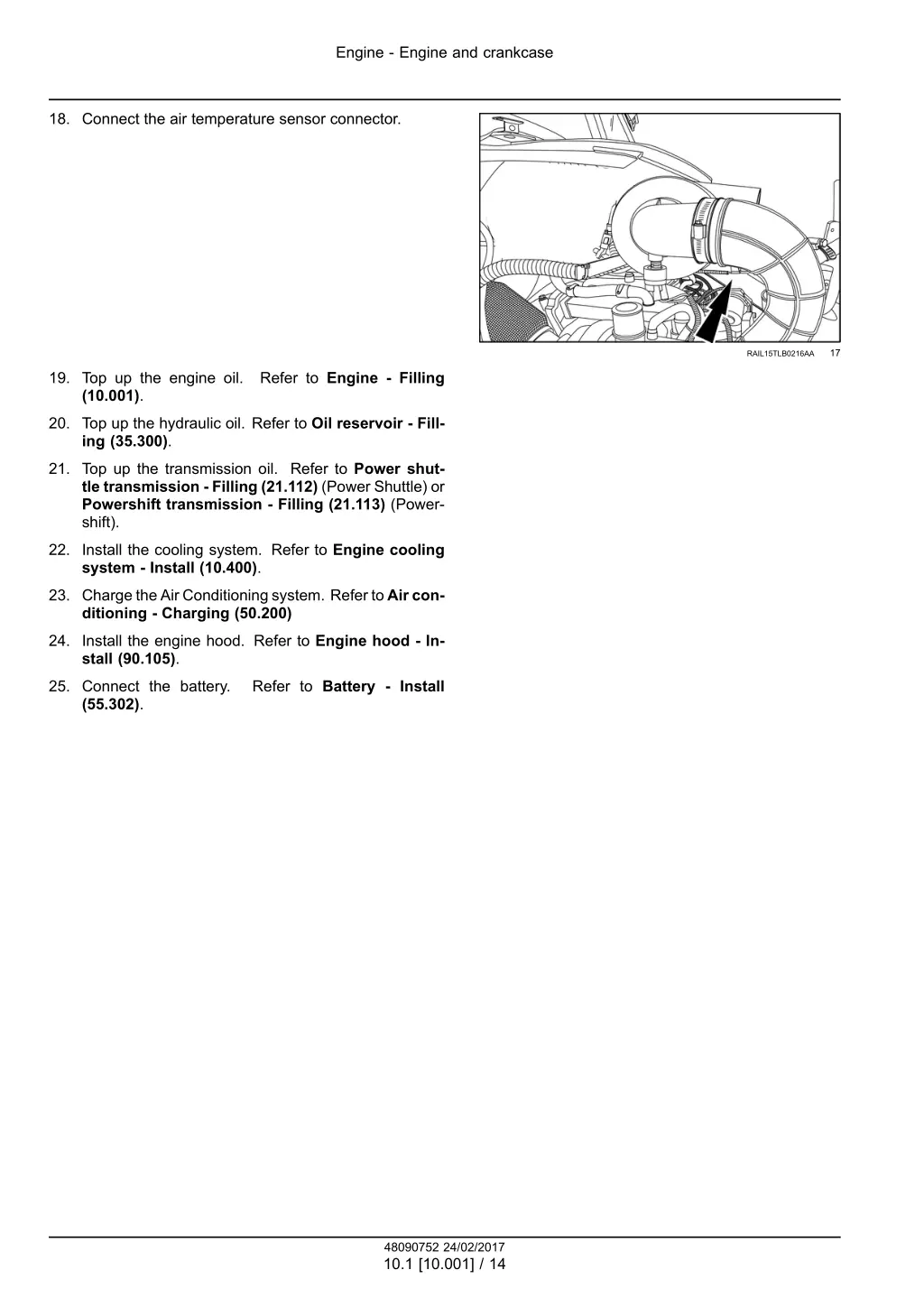 engine engine and crankcase 11