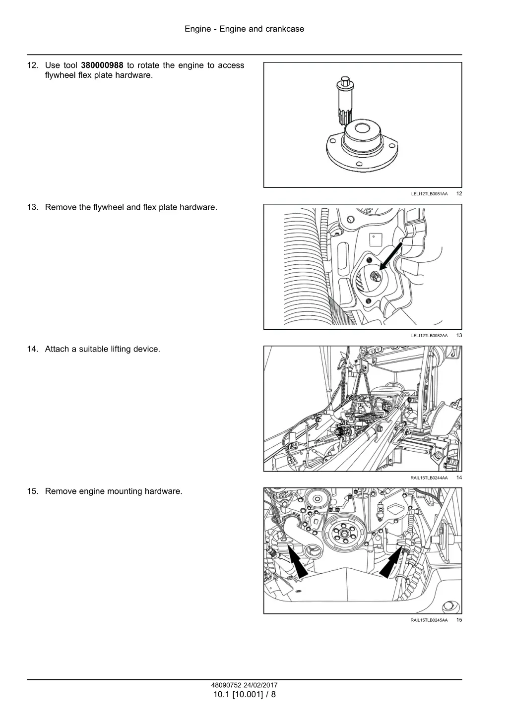 engine engine and crankcase 5