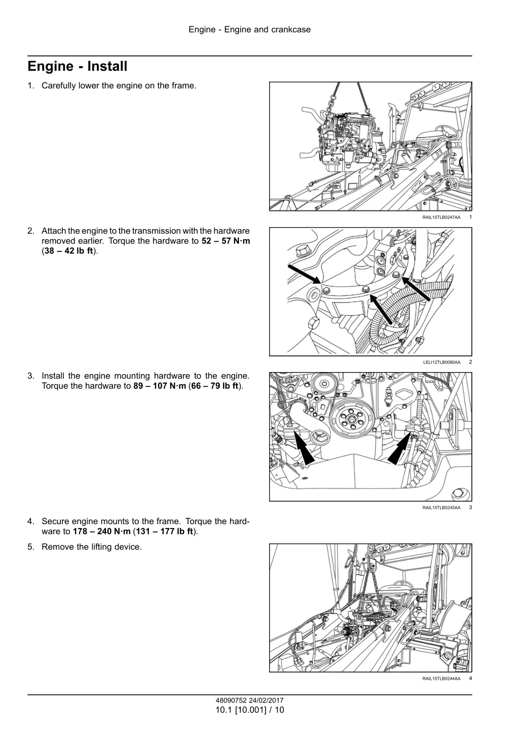 engine engine and crankcase 7