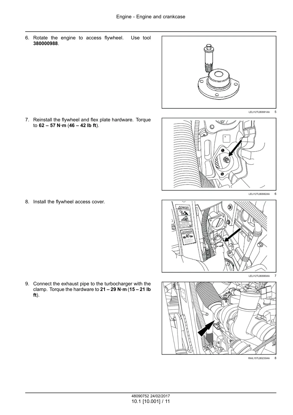 engine engine and crankcase 8