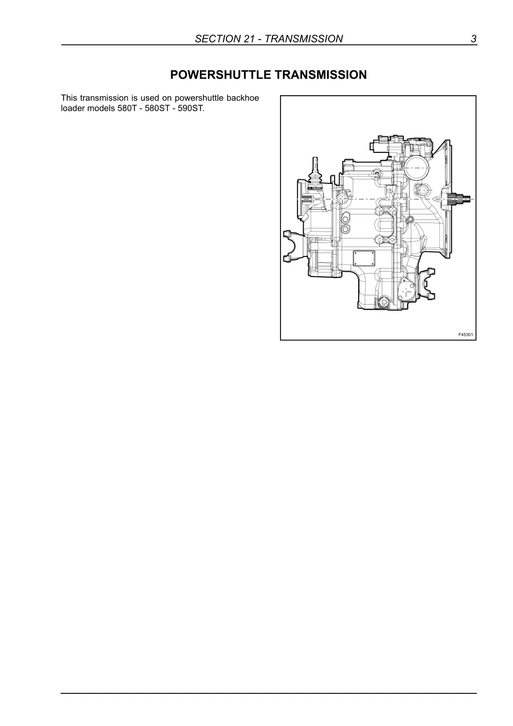 section 21 transmission