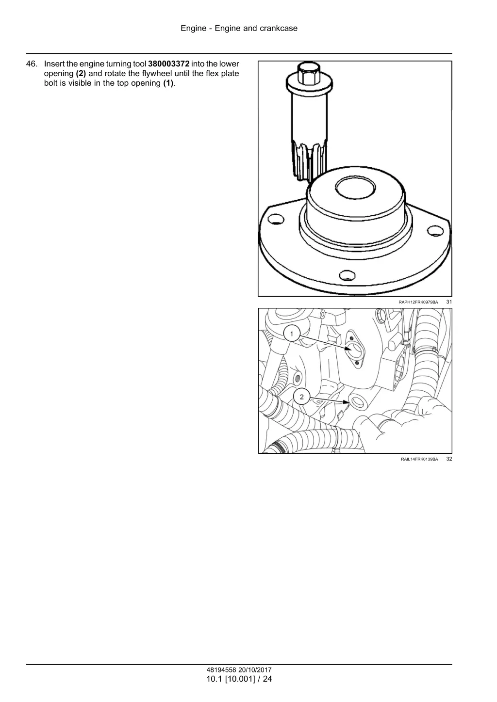 engine engine and crankcase 11