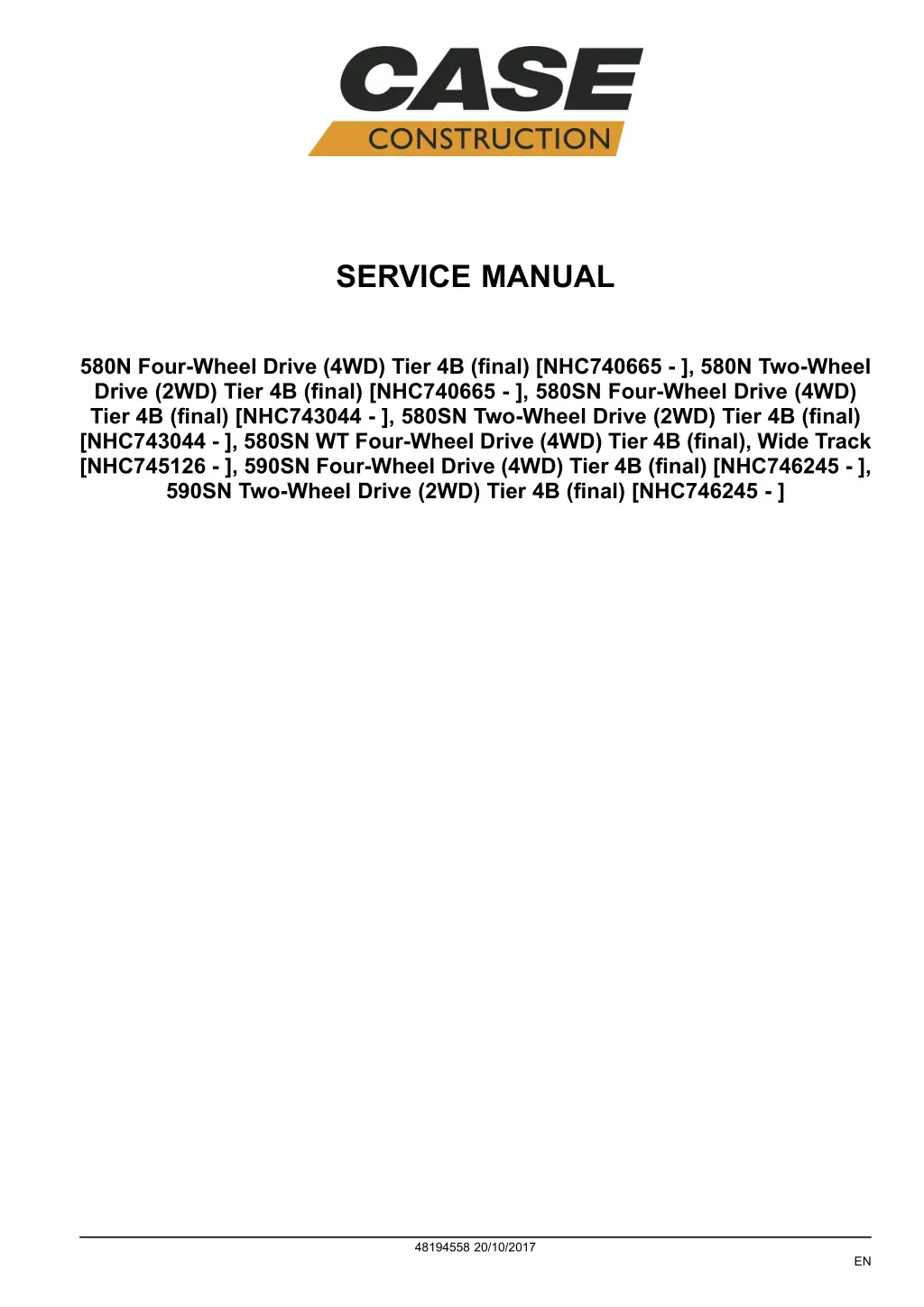 service manual