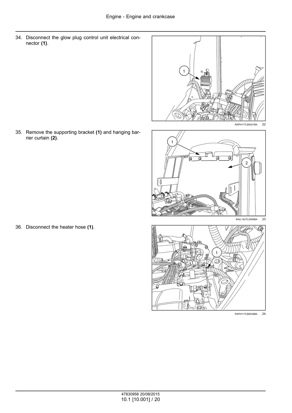 engine engine and crankcase 11