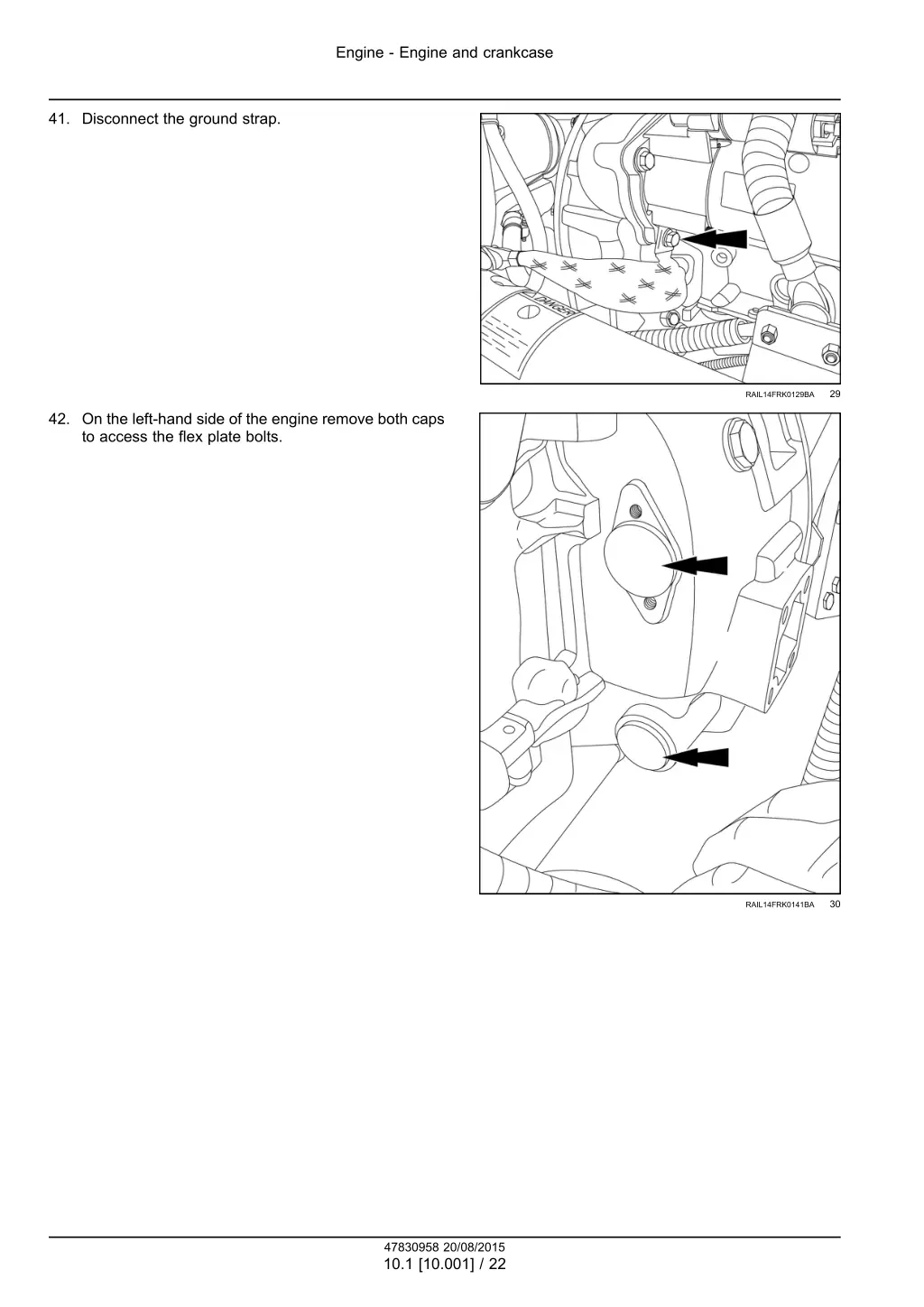 engine engine and crankcase 13