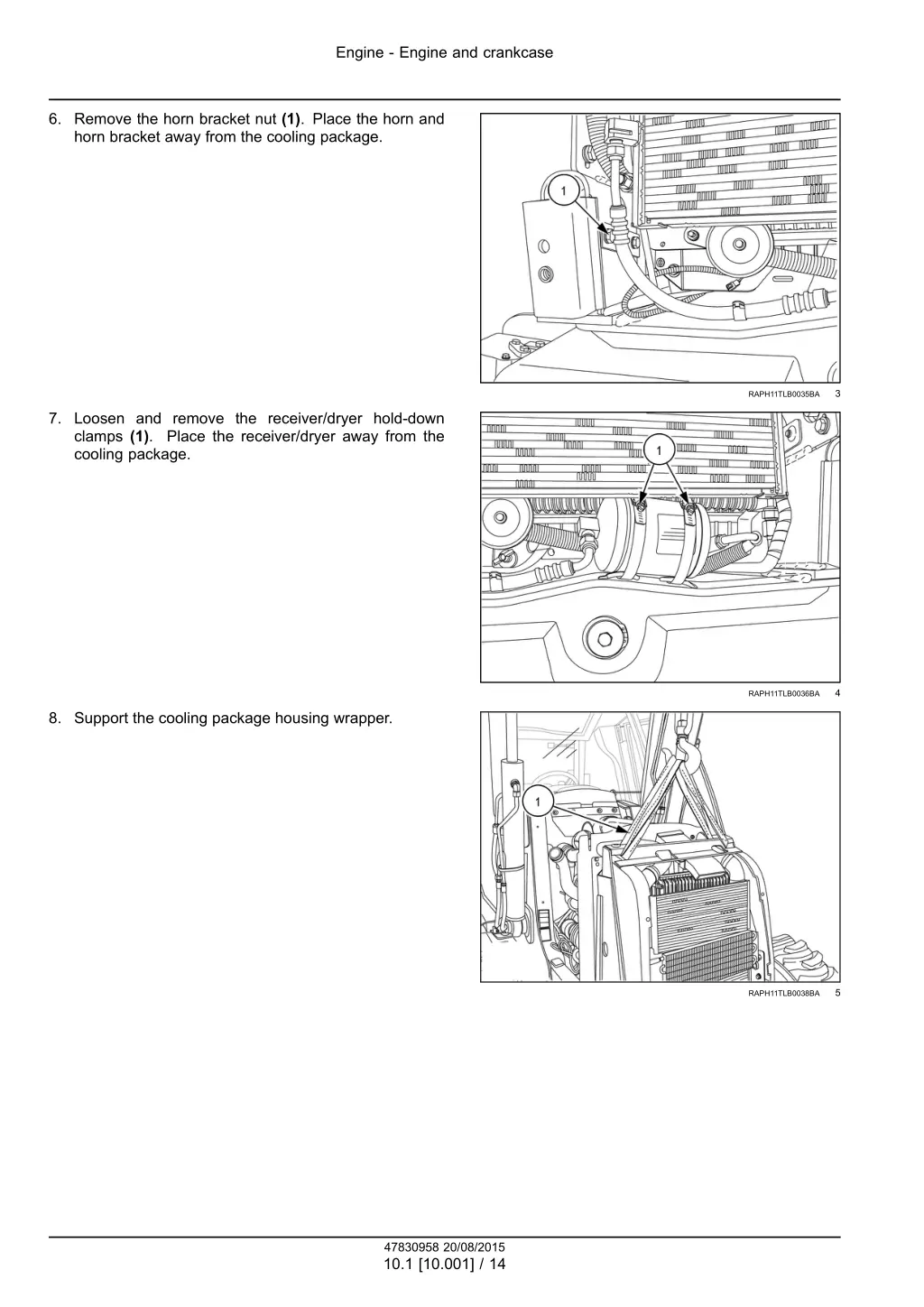 engine engine and crankcase 5