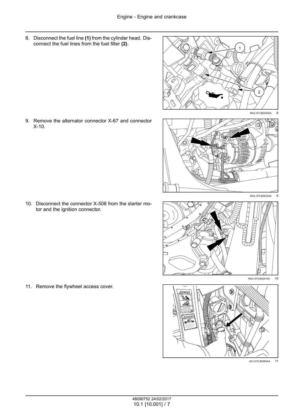 engine engine and crankcase 4