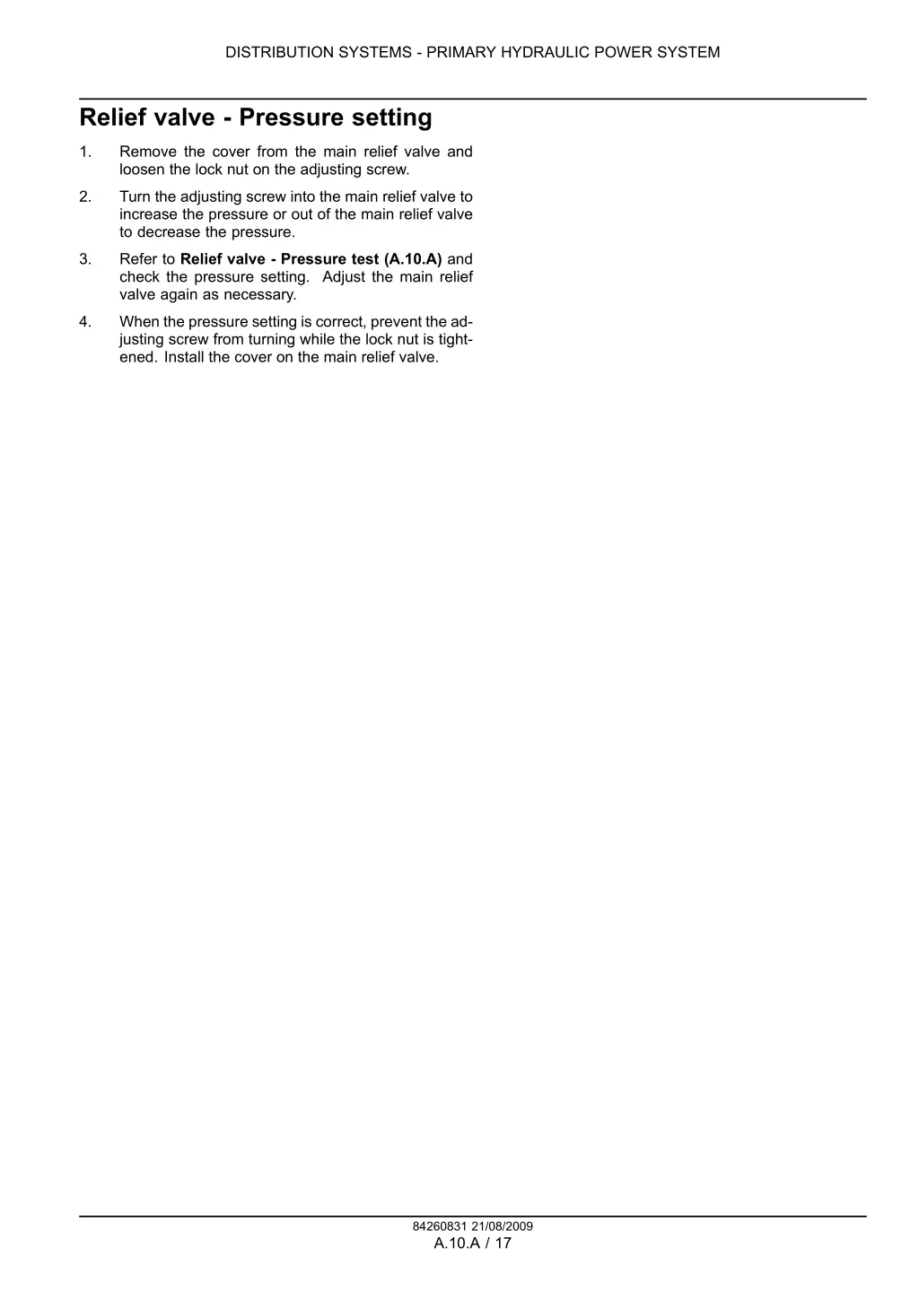 distribution systems primary hydraulic power 13