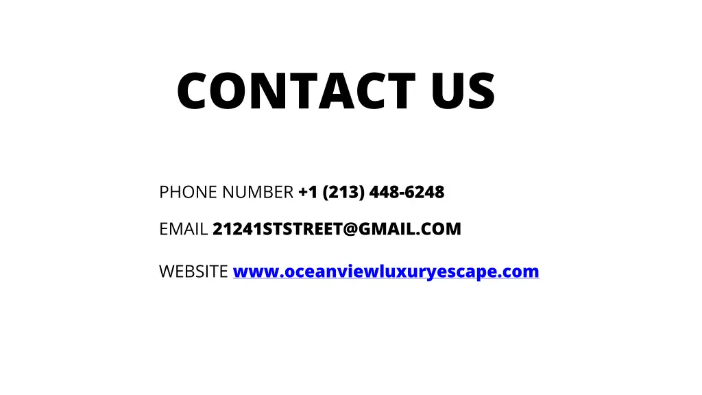 contact us