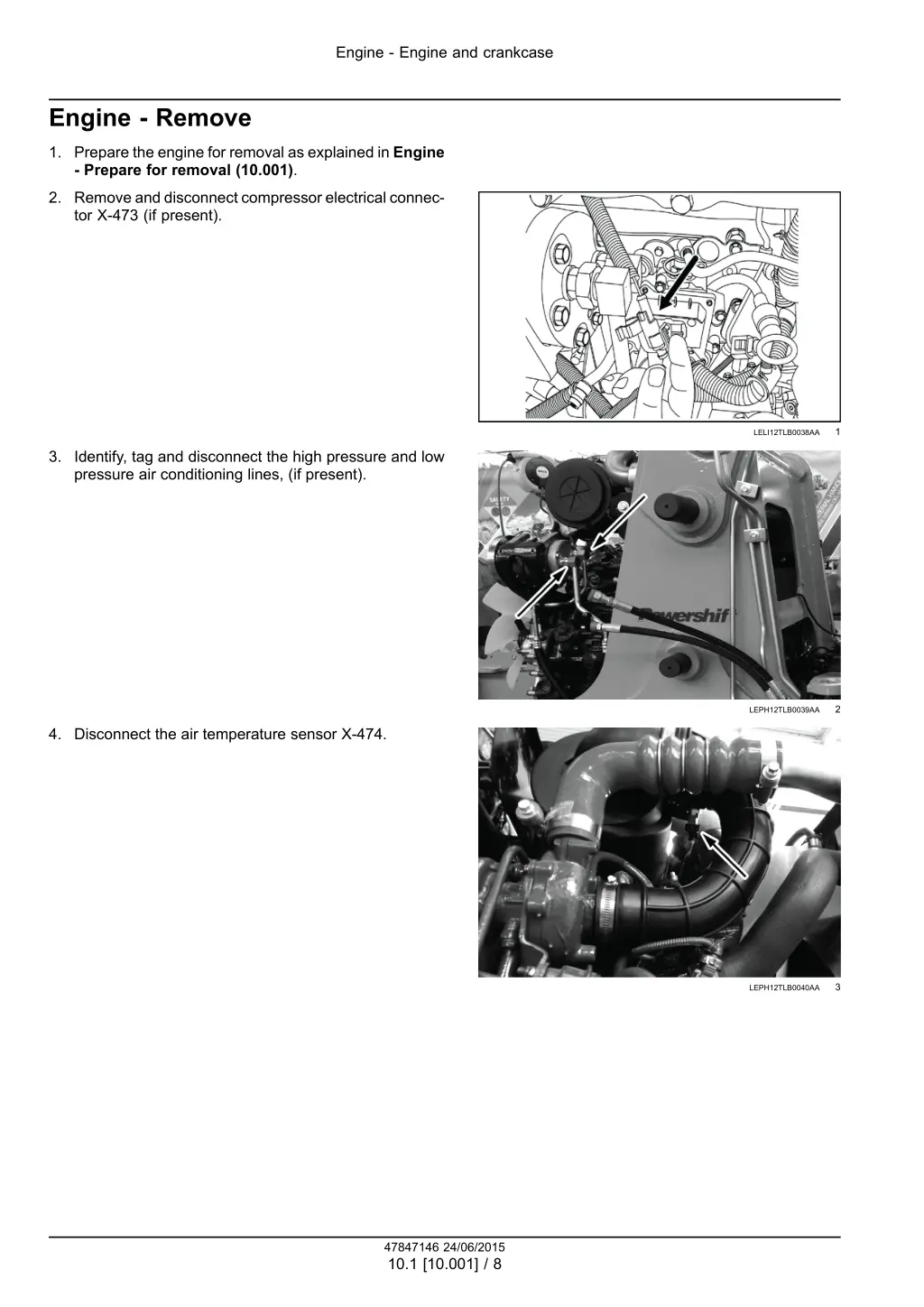 engine engine and crankcase 5