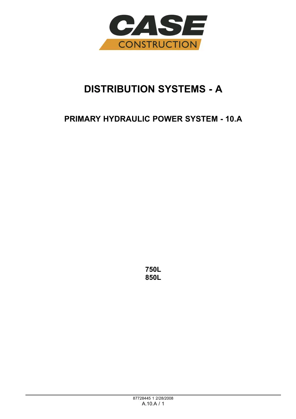 distribution systems a