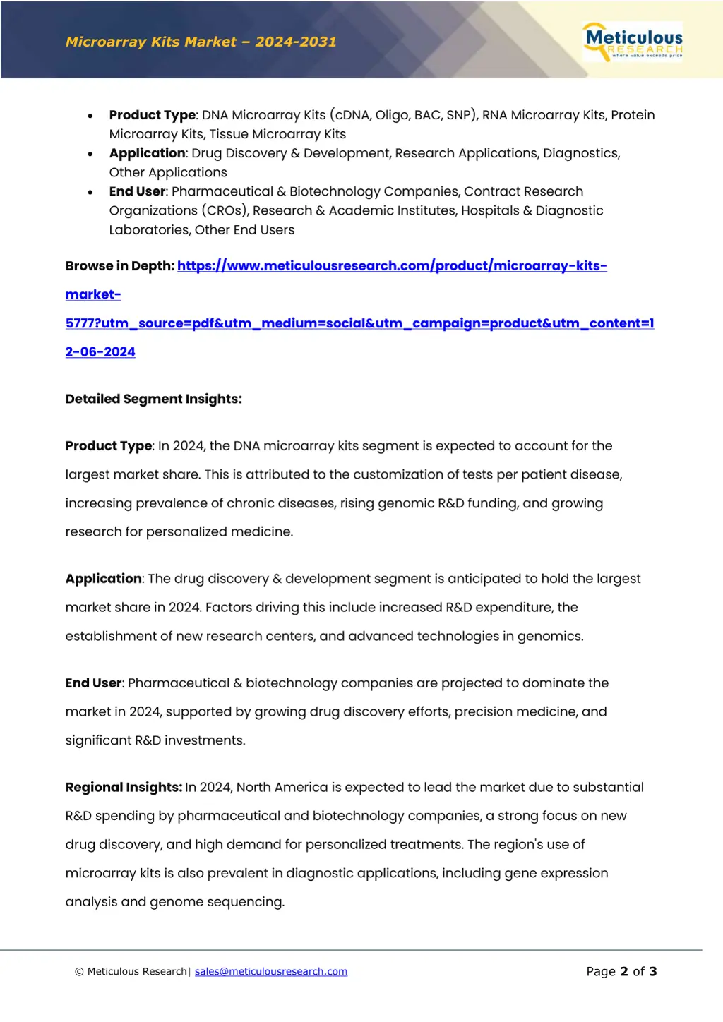 microarray kits market 2024 2031 1