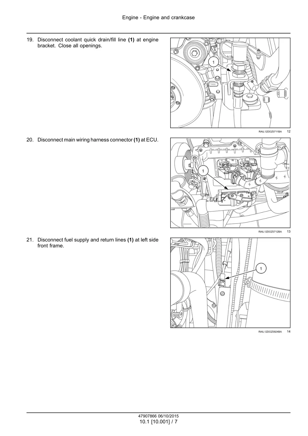 engine engine and crankcase 4