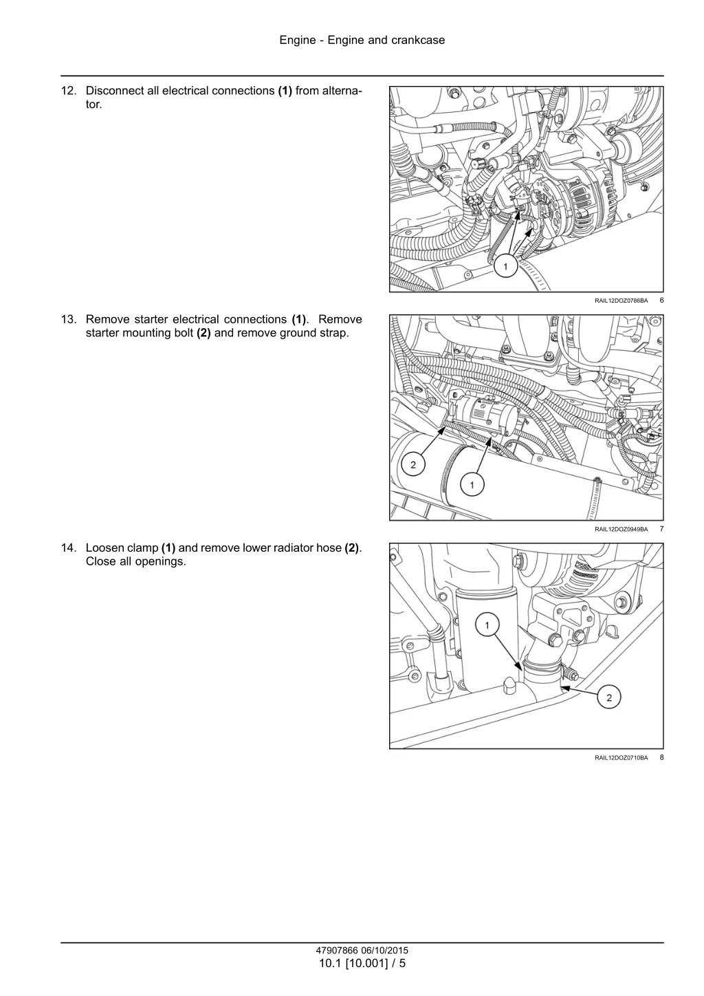 engine engine and crankcase 2