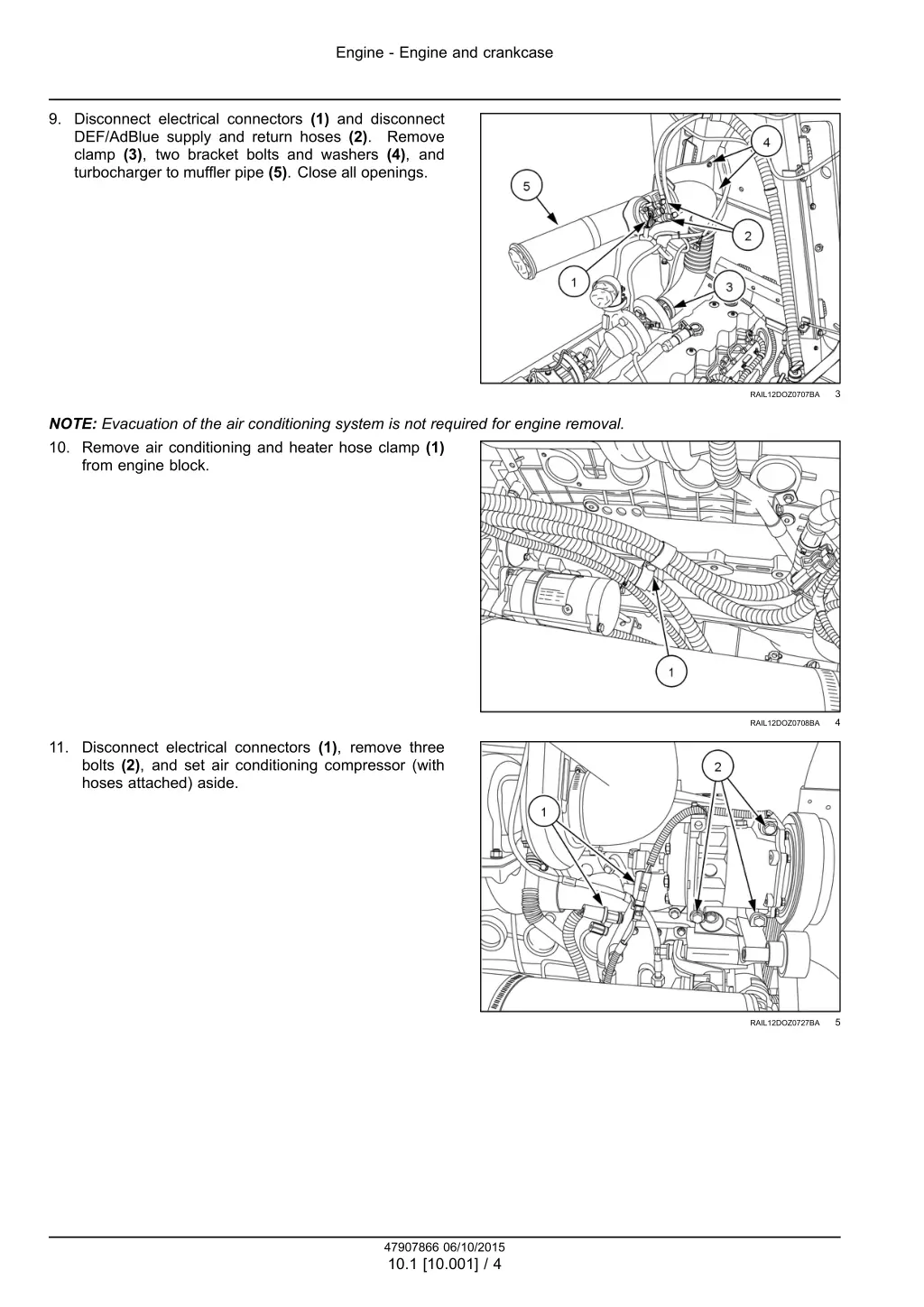 engine engine and crankcase 1