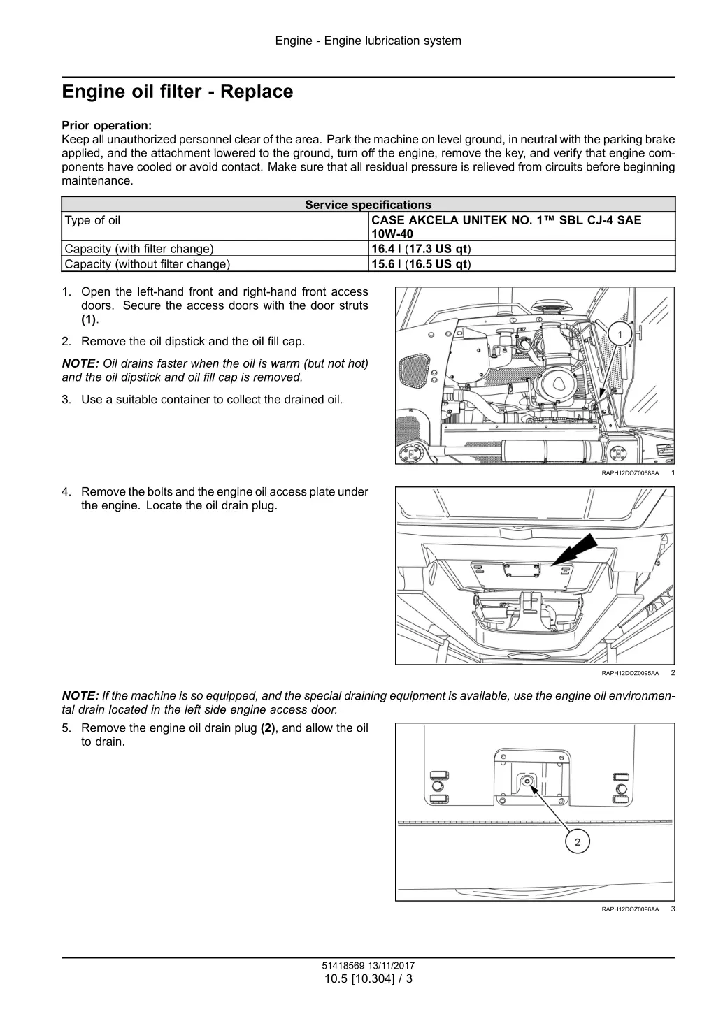 engine engine lubrication system