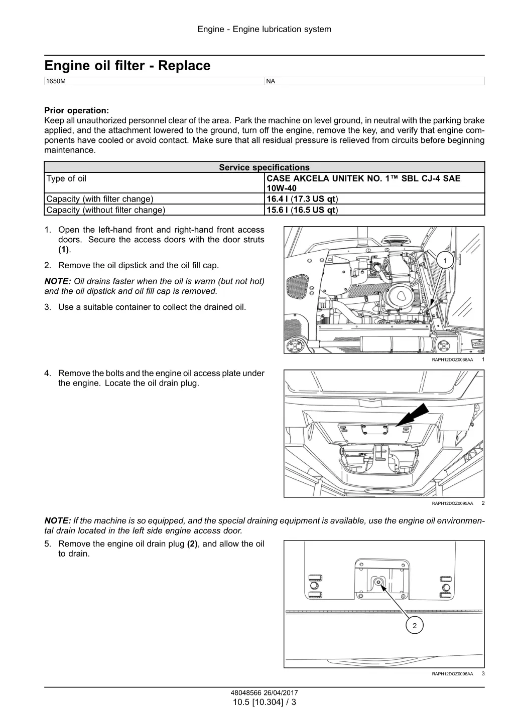 engine engine lubrication system