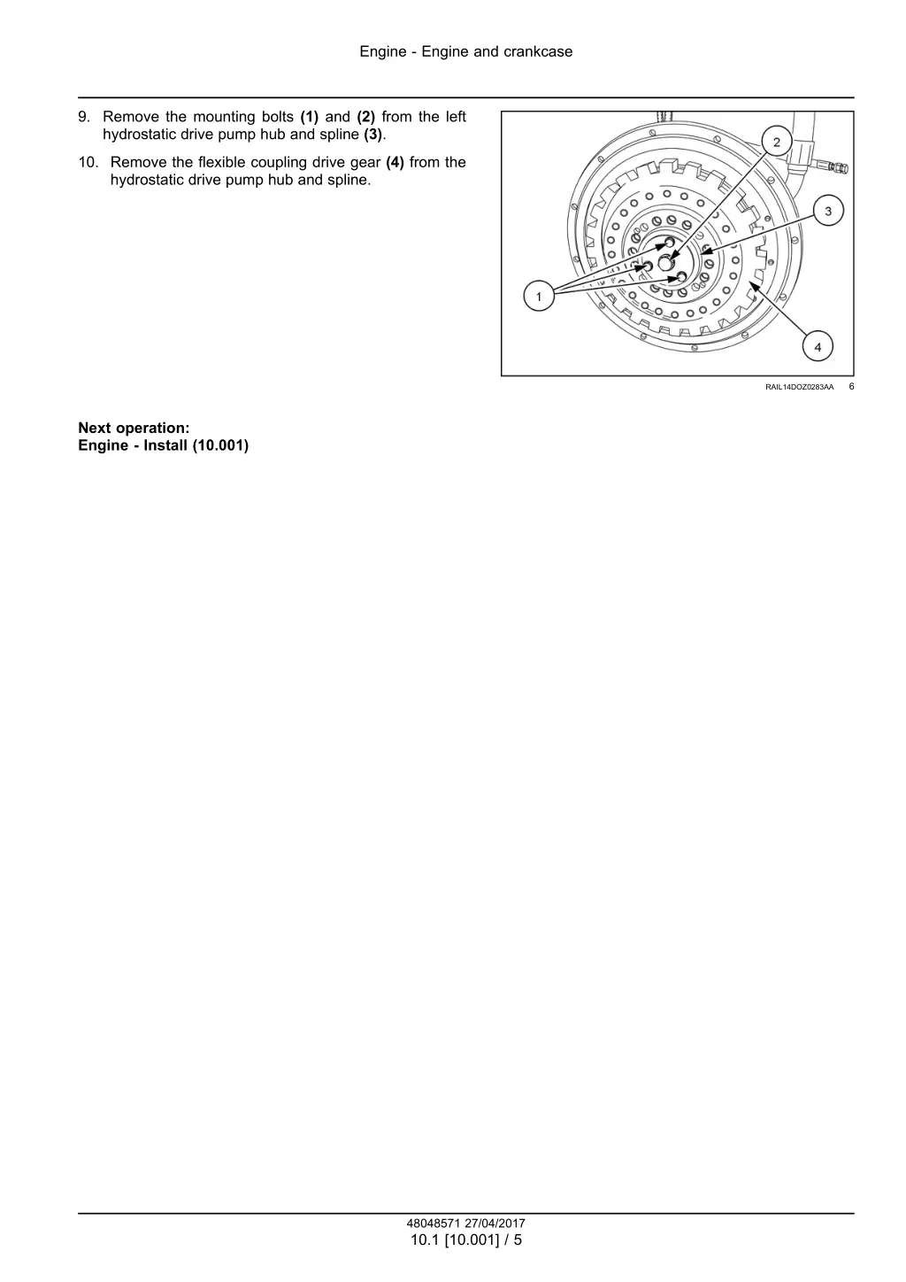 engine engine and crankcase 2