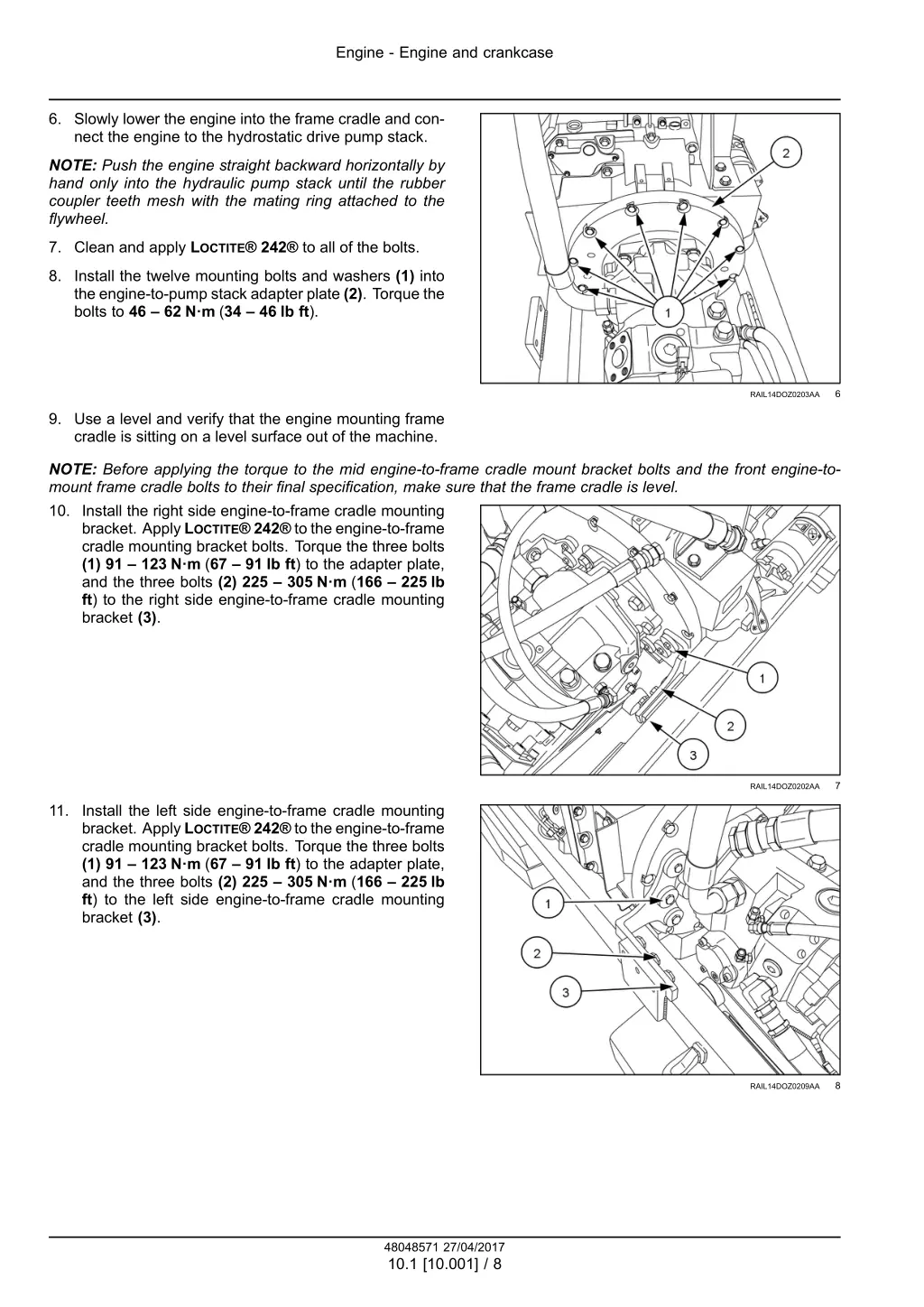 engine engine and crankcase 5