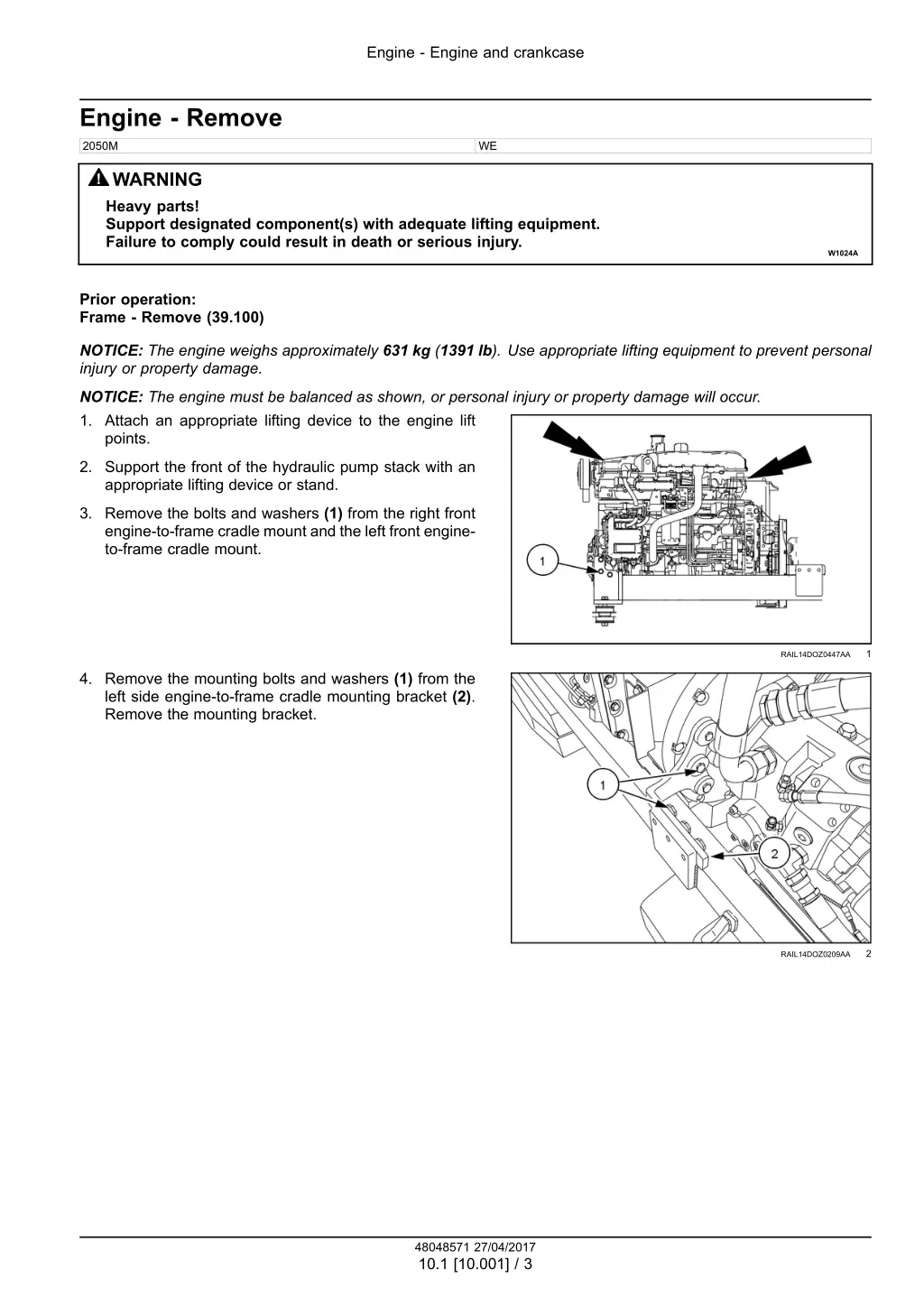 engine engine and crankcase