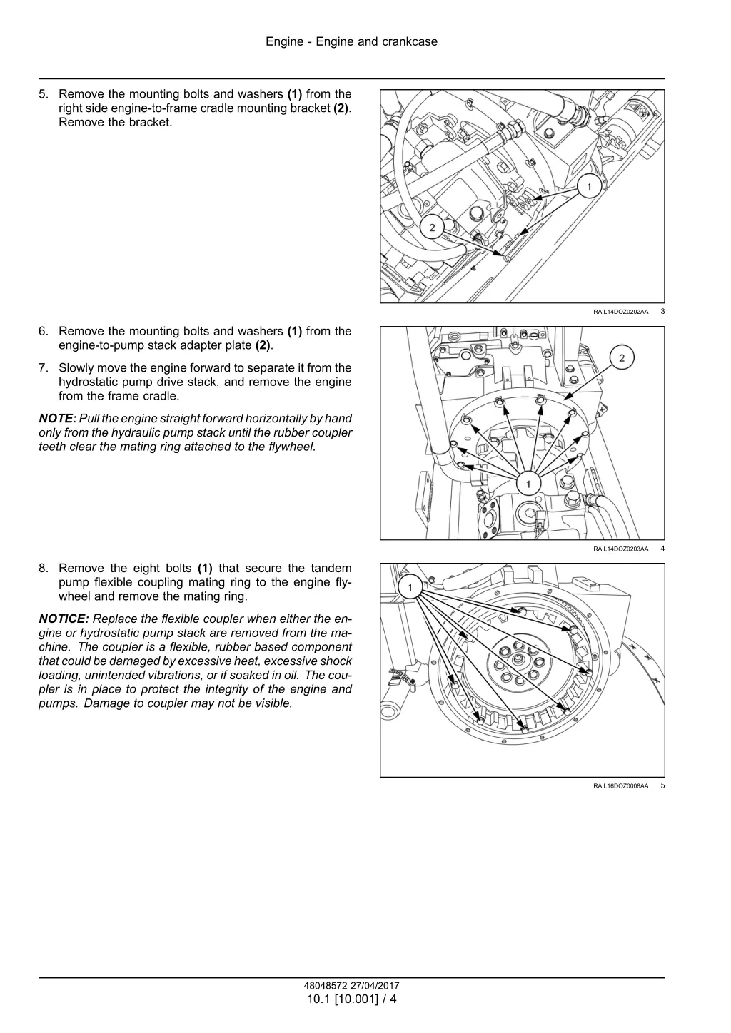 engine engine and crankcase 1