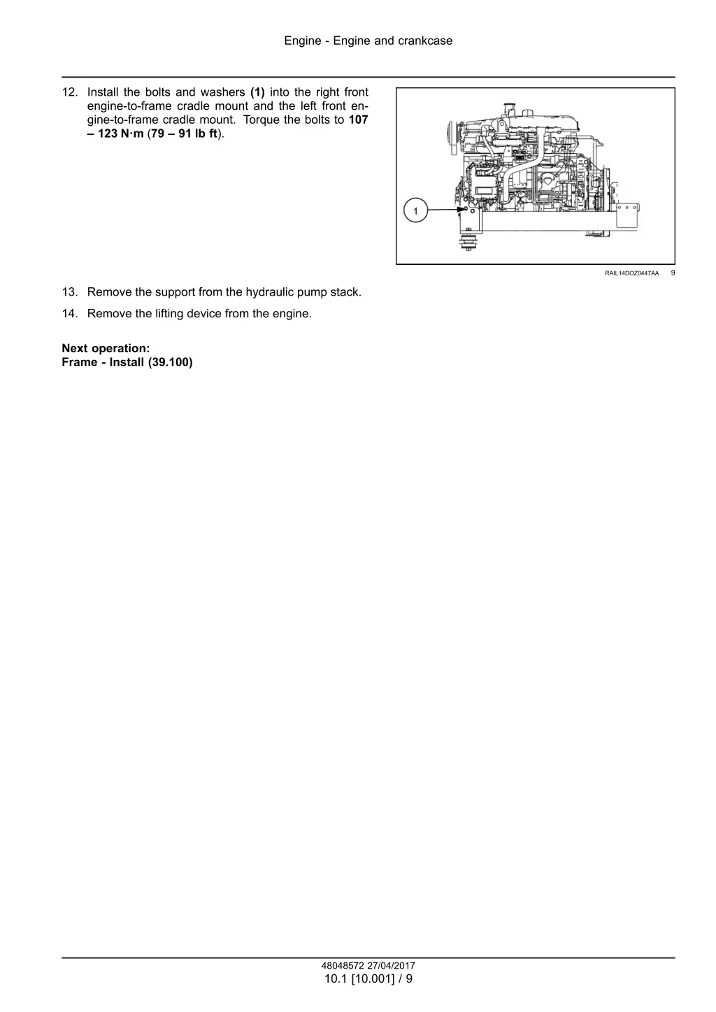 engine engine and crankcase 6