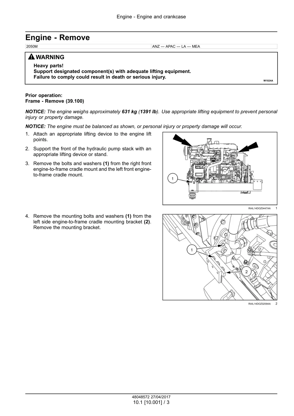 engine engine and crankcase