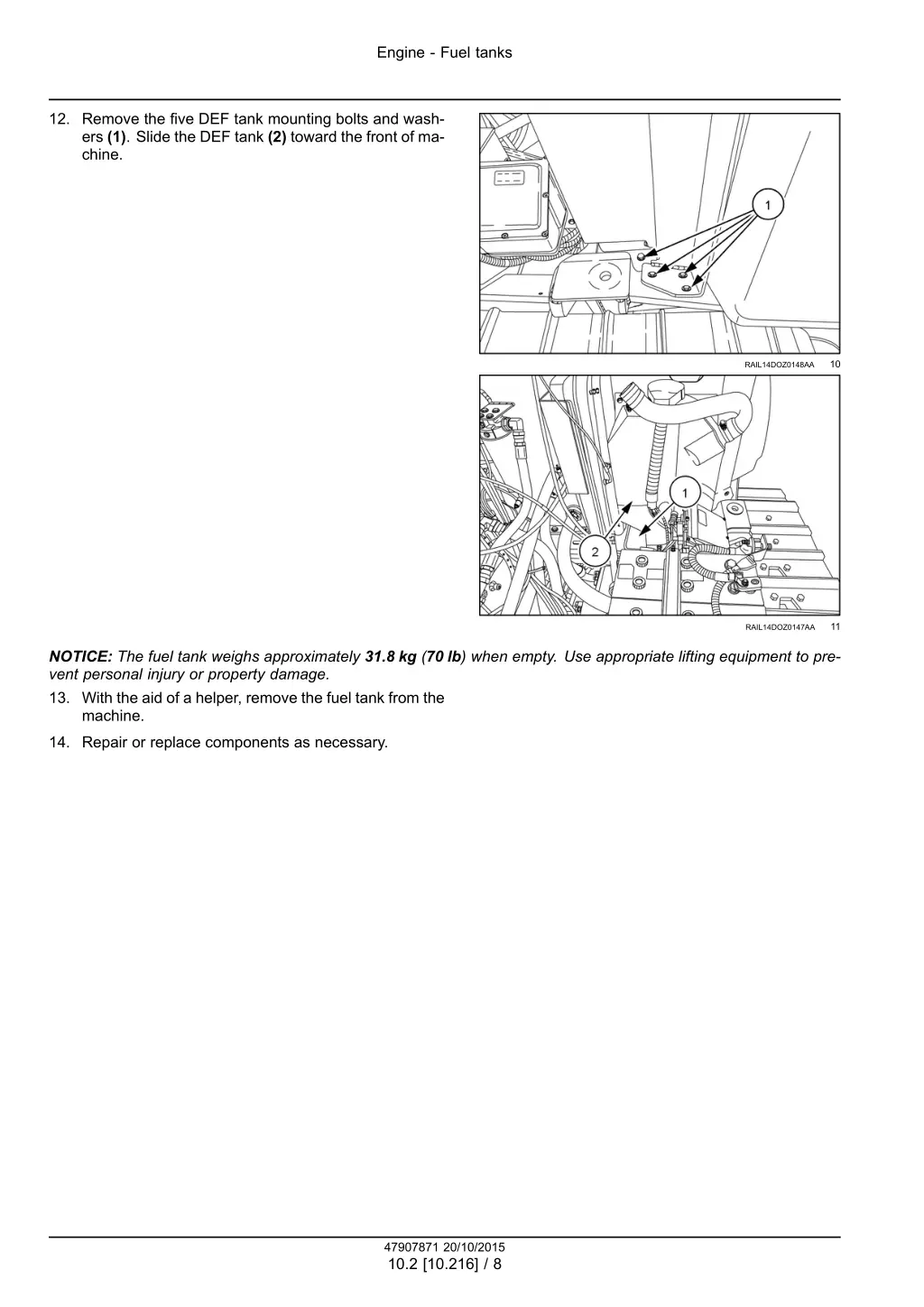 engine fuel tanks 5