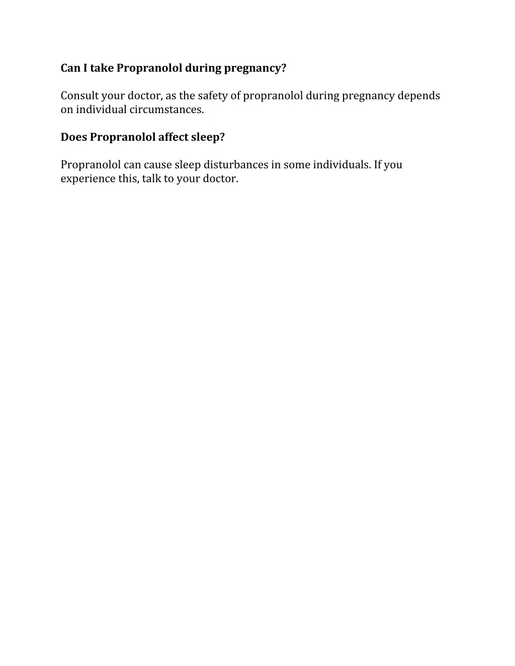 can i take propranolol during pregnancy consult